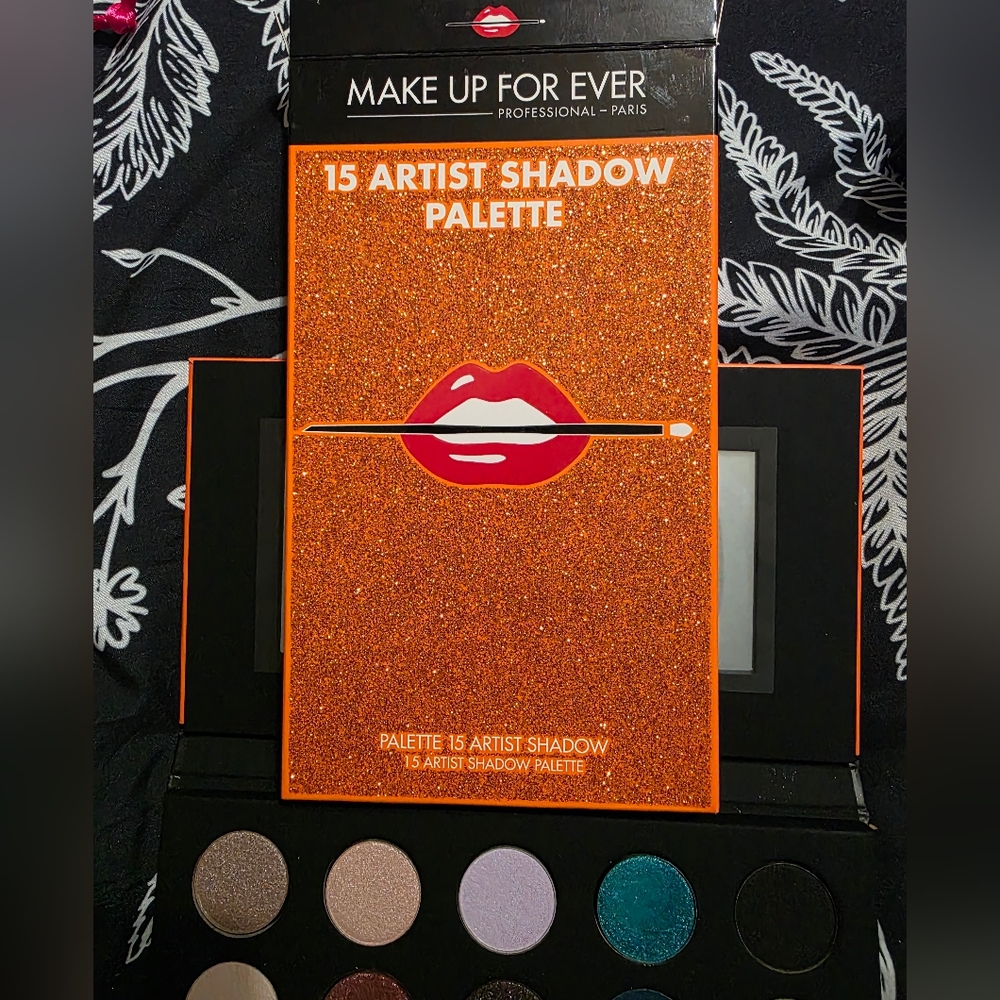 Makeup Forever Orange Eyeshadow Palette Luxe Glamorous Design